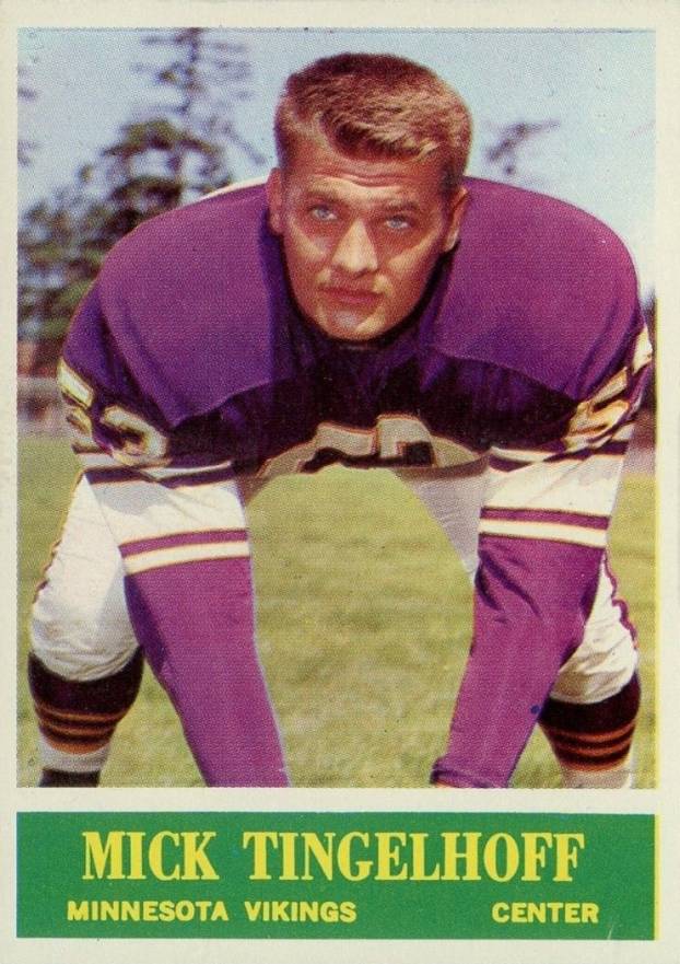 1964 Philadelphia Mick Tingelhoff #110 Football Card