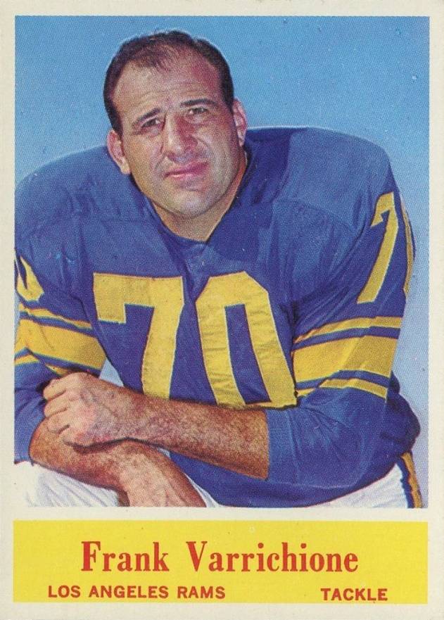 1964 Philadelphia Frank Varrichione #95 Football Card