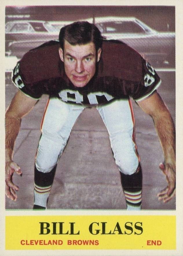 1964 Philadelphia Bill Glass #34 Football Card