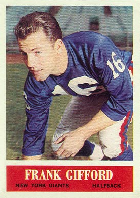 1964 Philadelphia Frank Gifford #117 Football Card