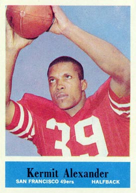 1964 Philadelphia Kermit Alexander #155 Football Card