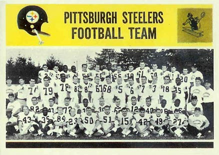 1964 Philadelphia Pittsburgh Steelers Team #153 Football Card