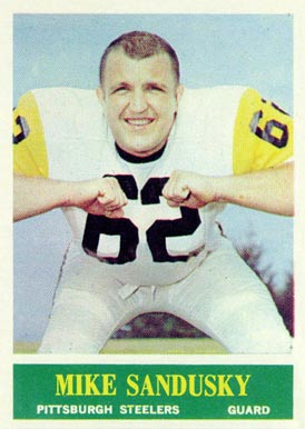 1964 Philadelphia Mike Sandusky #151 Football Card