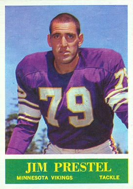 1964 Philadelphia Jim Prestel #106 Football Card