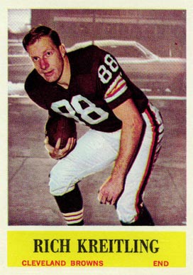 1964 Philadelphia Rich Kreitling #36 Football Card