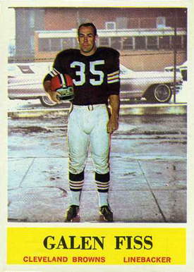 1964 Philadelphia Galen Fiss #33 Football Card