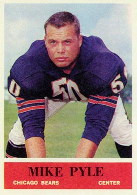 1964 Philadelphia Mike Pyle #24 Football Card
