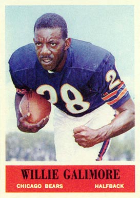 1964 Philadelphia Willie Gailmore #19 Football Card