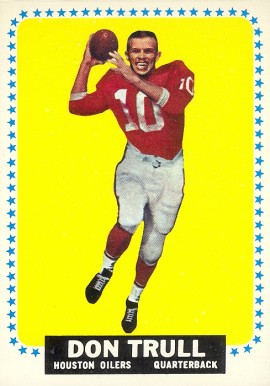1964 Topps Don Trull #87 Football Card