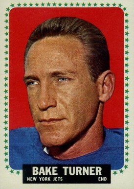 1964 Topps Bake Turner #127 Football Card