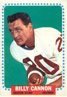 1964 Topps Billy Cannon #69 Football Card