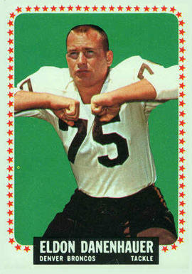 1964 Topps Eldon Danenhauer #44 Football Card
