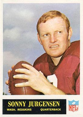 1965 Philadelphia Sonny Jurgensen #188 Football Card