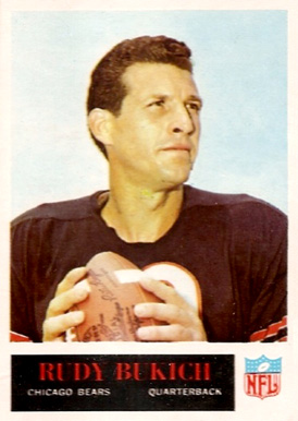1965 Philadelphia Rudy Bukich #18 Football Card