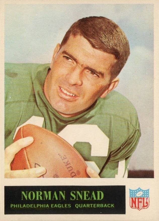 1965 Philadelphia Norm Snead #139 Football Card