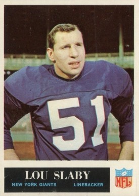 1965 Philadelphia Lou Slaby #121 Football Card