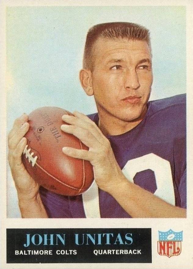 1965 Philadelphia Johnny Unitas #12 Football Card