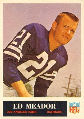 1965 Philadelphia Ed Meador #92 Football Card