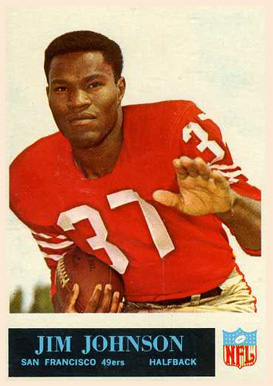 1965 Philadelphia Jim Johnson #176 Football Card