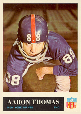 1965 Philadelphia Aaron Thomas #122 Football Card