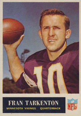 1965 Philadelphia Fran Tarkenton #110 Football Card