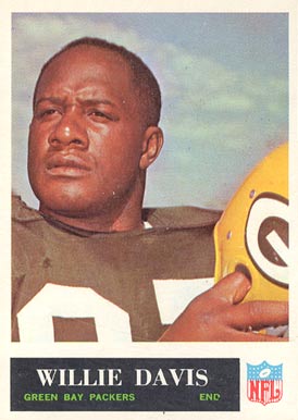 1965 Philadelphia Willie Davis #73 Football Card