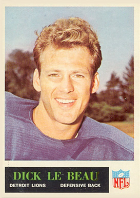 1965 Philadelphia Dick Lebeau #64 Football Card