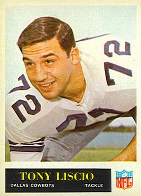 1965 Philadelphia Tony Liscio #48 Football Card