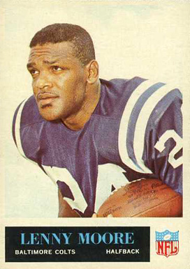 1965 Philadelphia Lenny Moore #8 Football Card