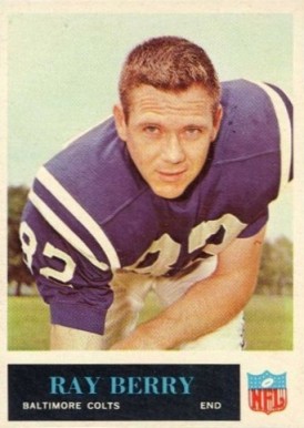 1965 Philadelphia Raymond Berry #2 Football Card