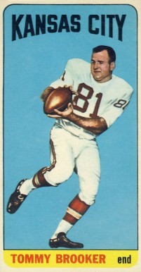 1965 Topps Tommy Brooker #93 Football Card