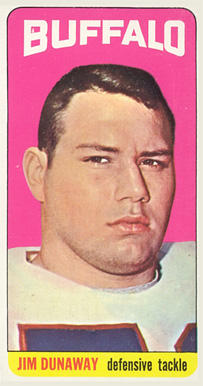 1965 Topps Jim Dunaway #29 Football Card