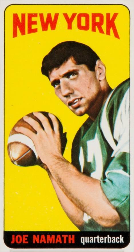 1965 Topps Joe Namath #122 Football Card