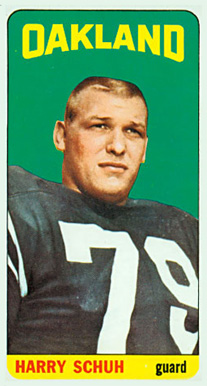 1965 Topps Harry Schuh #150 Football Card