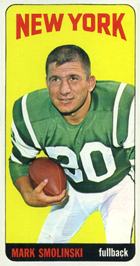 1965 Topps Mark Smolinski #126 Football Card