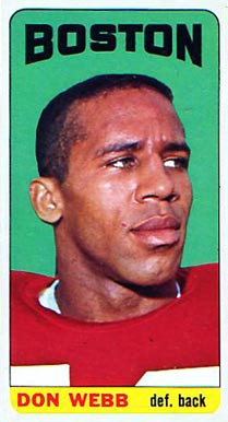 1965 Topps Don Webb #21 Football Card
