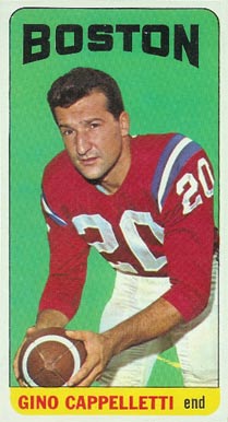 1965 Topps Gino Cappelletti #5 Football Card