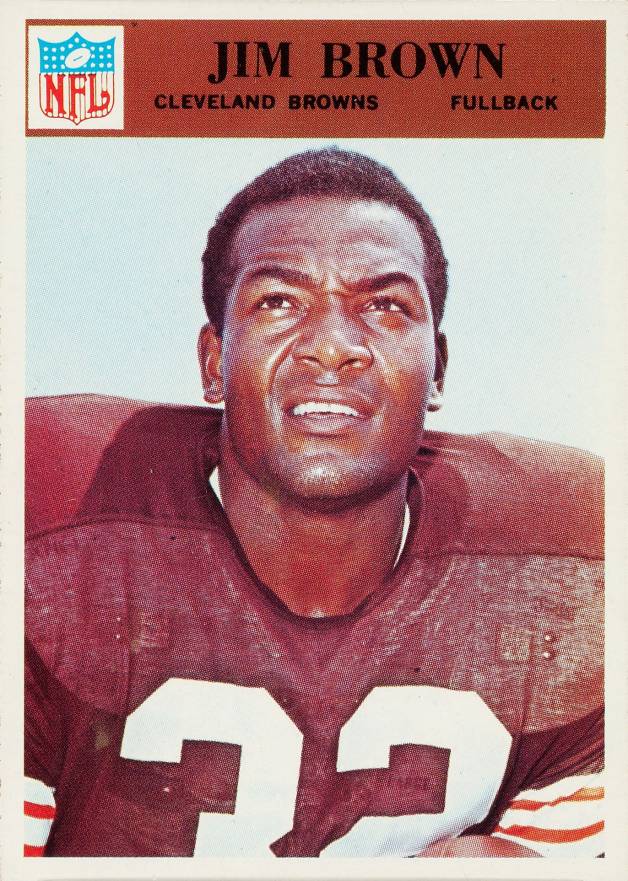 1966 Philadelphia Jim Brown #41 Football Card