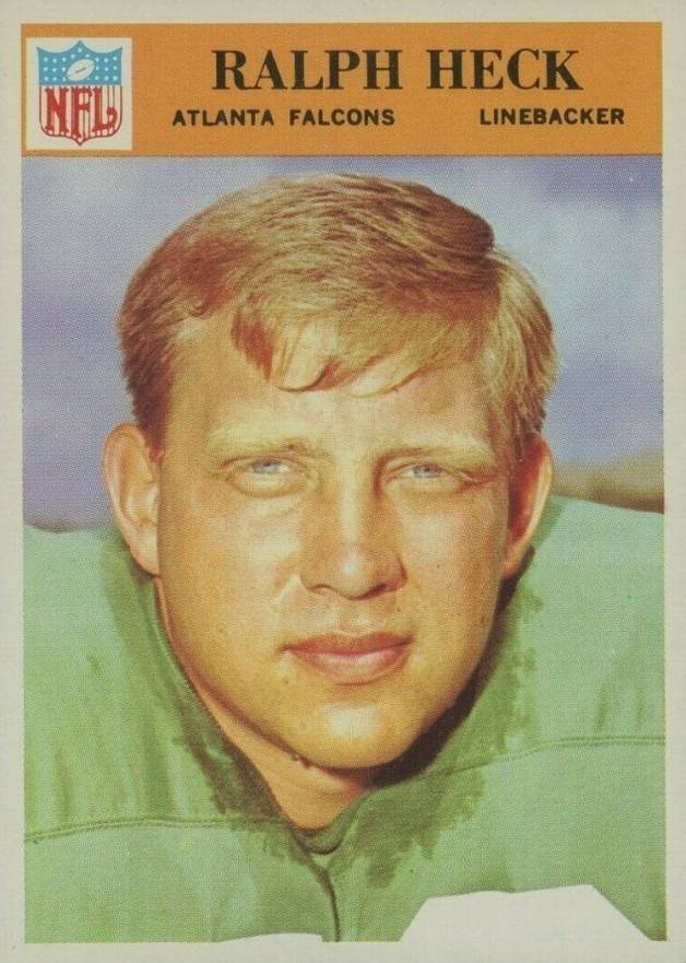 1966 Philadelphia Ralph Heck #7 Football Card