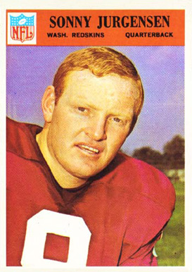 1966 Philadelphia Sonny Jurgensen #185 Football Card