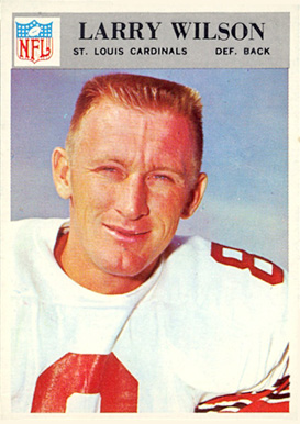 1966 Philadelphia Larry Wilson #168 Football Card
