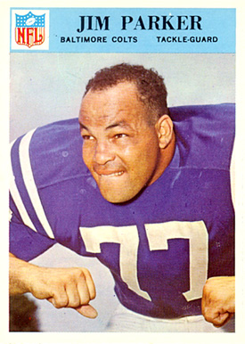 1966 Philadelphia Jim Parker #23 Football Card