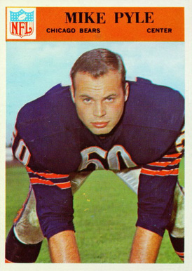 1966 Philadelphia Mike Pyle #37 Football Card