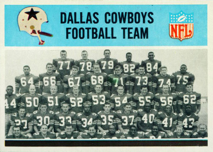 1966 Philadelphia Dallas Cowbows #53 Football Card