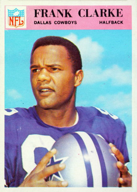 1966 Philadelphia Frank Clarke #55 Football Card