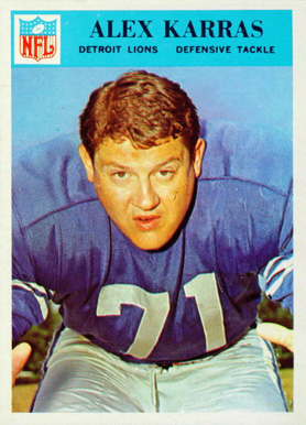 1966 Philadelphia Alex Karras #69 Football Card