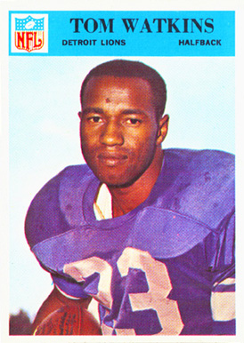 1966 Philadelphia Tom Watkins #77 Football Card