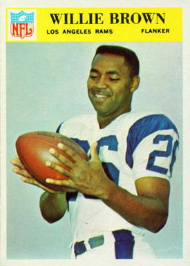 1966 Philadelphia Willie Brown #93 Football Card