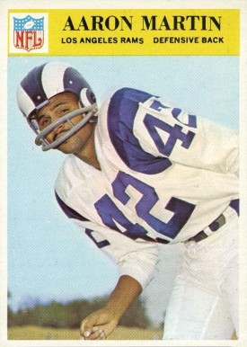 1966 Philadelphia Aaron Martin #99 Football Card