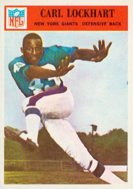 1966 Philadelphia Carl Lockhart #125 Football Card